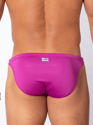 BACO - Bikini realce low rise - Morado