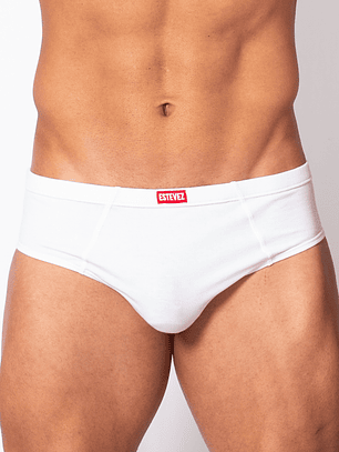 Bikini Brief Algodón CASSIUS Blanco
