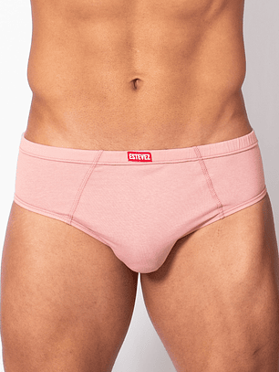 Bikini Brief Algodón CASSIUS Palo Rosa