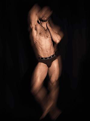 Brief Delfos Algodón - Negro