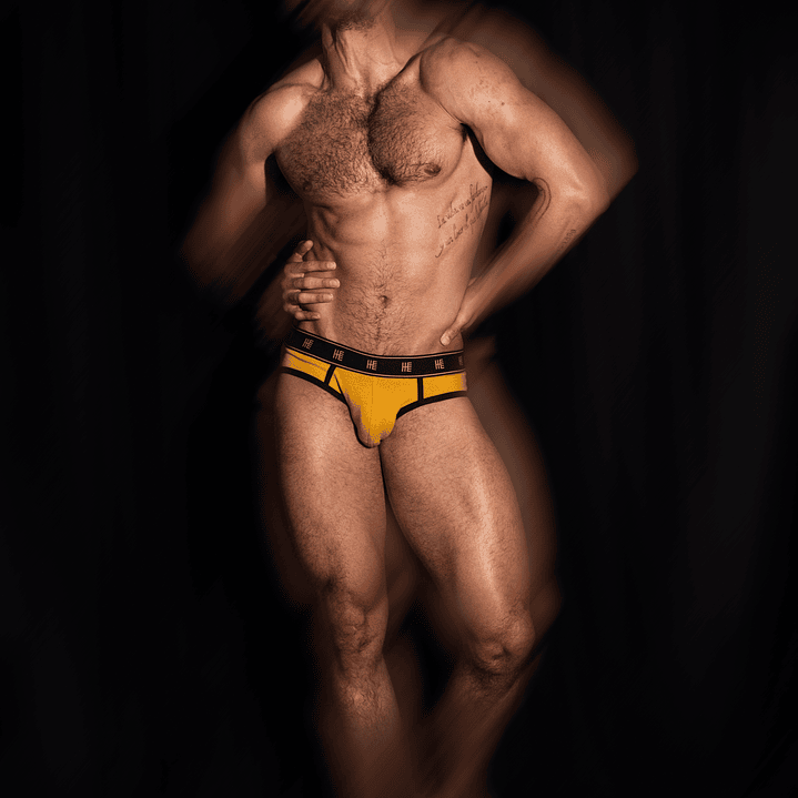 Brief Delfos Algodón - Mostaza 2