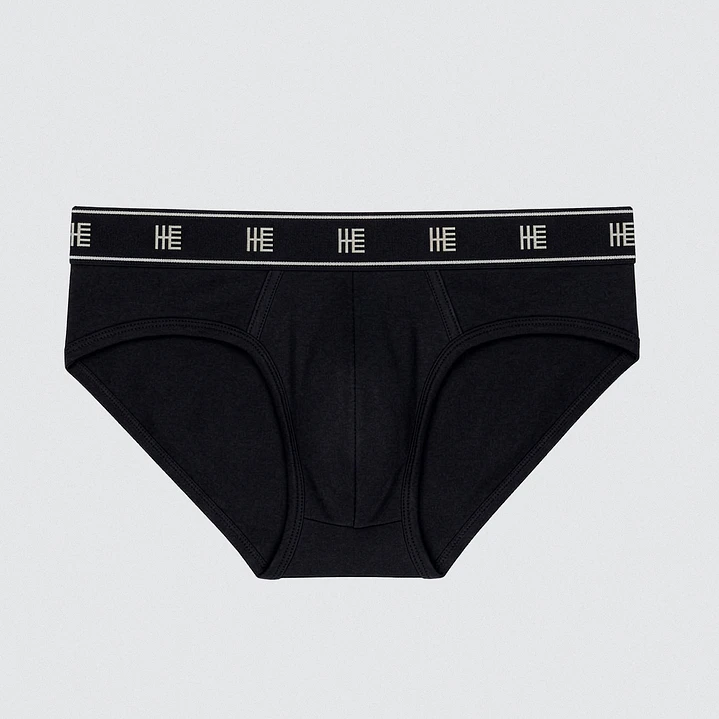 Brief Delfos Algodón - Negro 1