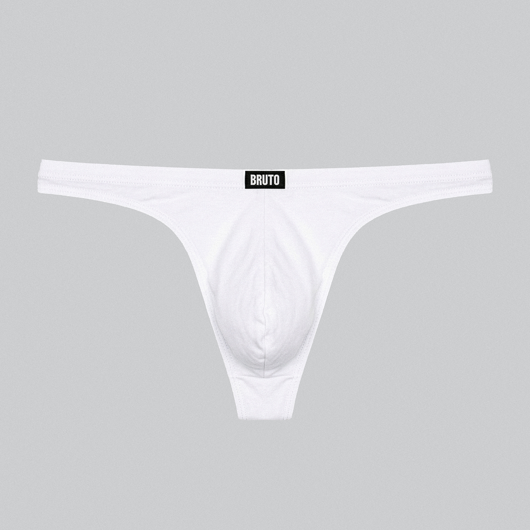 Tanga Algodón - Atlas Blanco 1