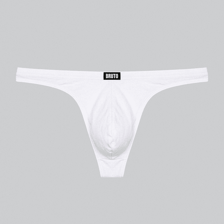 Tanga Algodón - Atlas Blanco 1