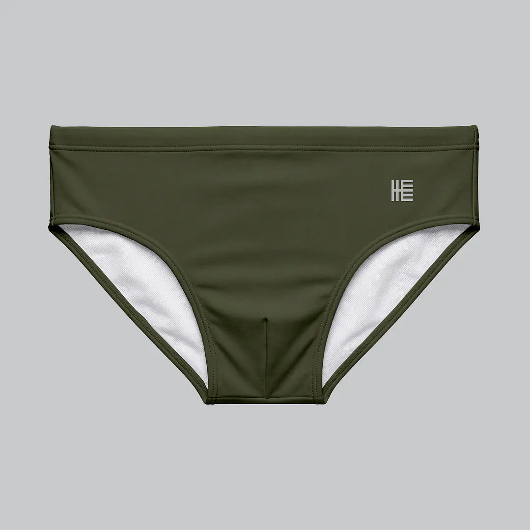 Bañador Brief Licra Samba Oliva 1