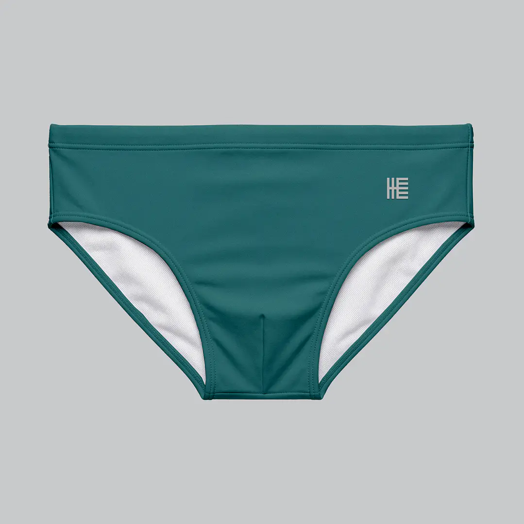 Bañador Brief Licra Samba Verde Teal 1