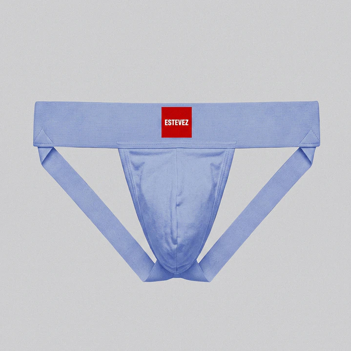 Suspensorio algodón Titan Baby Blue 1