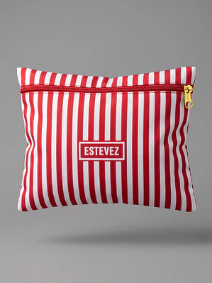 Bolsa tipo cartuchera con cremallera 24x18 cm (capacidad 3 prendas)