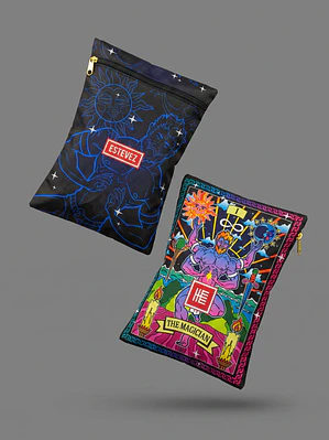Bolsa tipo cartuchera con cremallera 27x20 cm (capacidad 6 prendas)