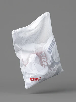 Bolsa para lavado de prendas íntimas 37x28 cm Blanca
