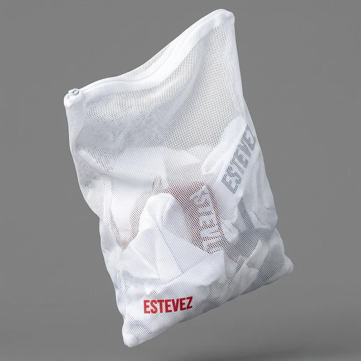 Bolsa para lavado de prendas íntimas 37x28 cm Blanca 1