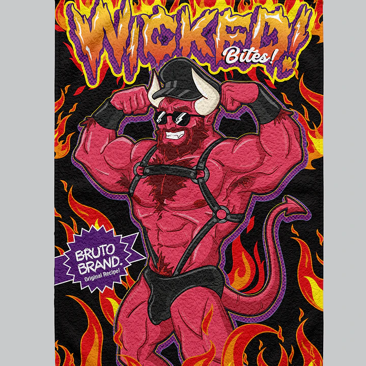 Toalla Playera Wicked Bites 100x150 cm 1