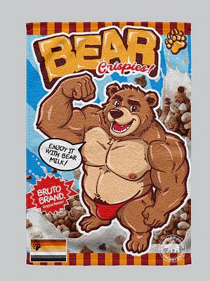 Toalla Playera Bear Crispies 100x150 cm