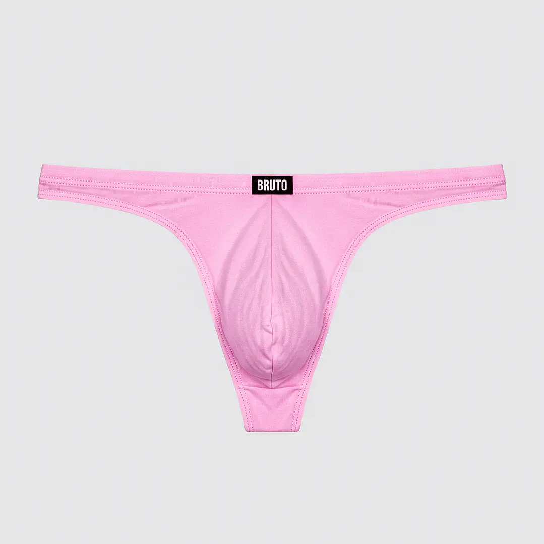 Tanga Algodón Atlas Rosa 1