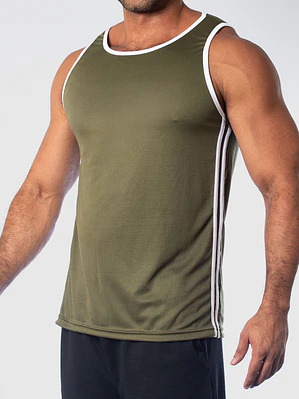Camisilla Deportiva Verde Oliva