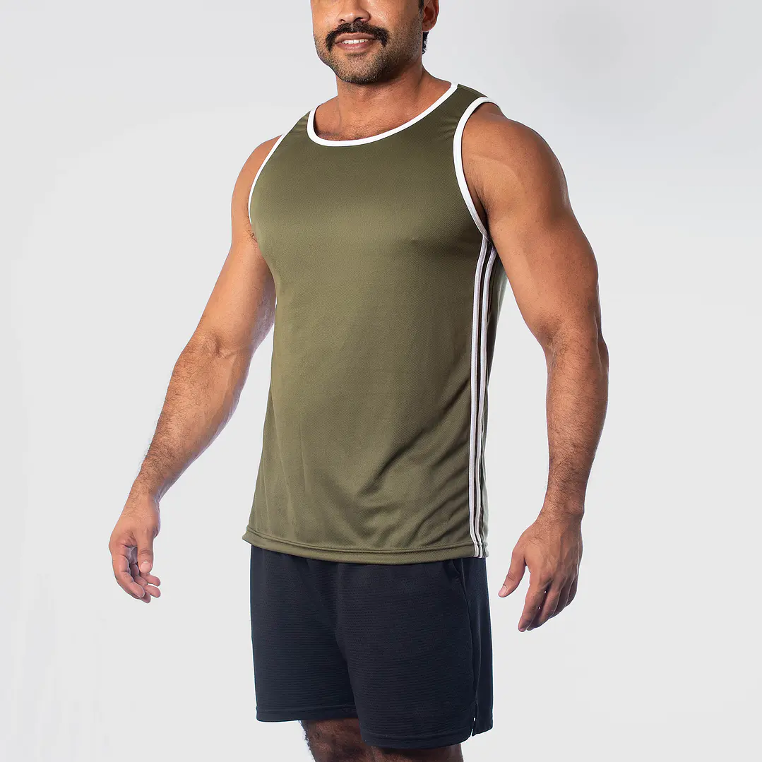 Camisilla Deportiva Verde Oliva 2