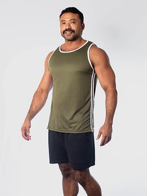 Camisilla Deportiva Verde Oliva
