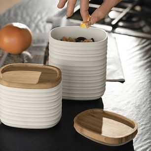 TIERRA - Caixa de Conservação Pequena 500 ML (Branco)