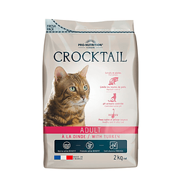 Crocktail Gato Adulto Con Pavo