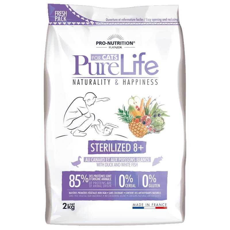 Purelife Gato Esterilizado +8 