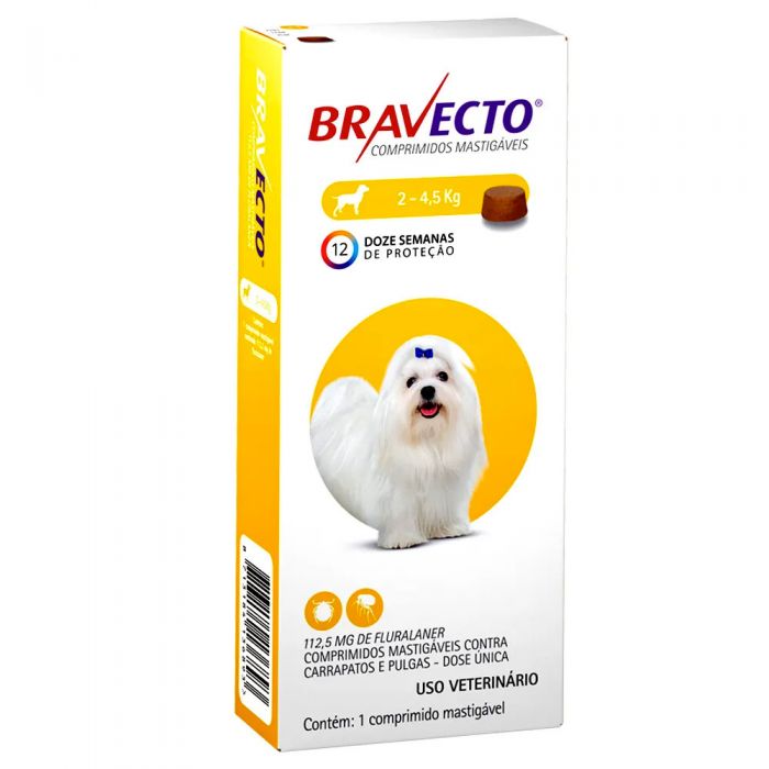 Bravecto 2-4,5 Kg Para Perro