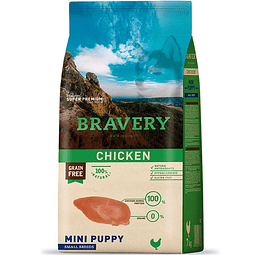 Bravery Perro Puppy Mini Sabor Pollo