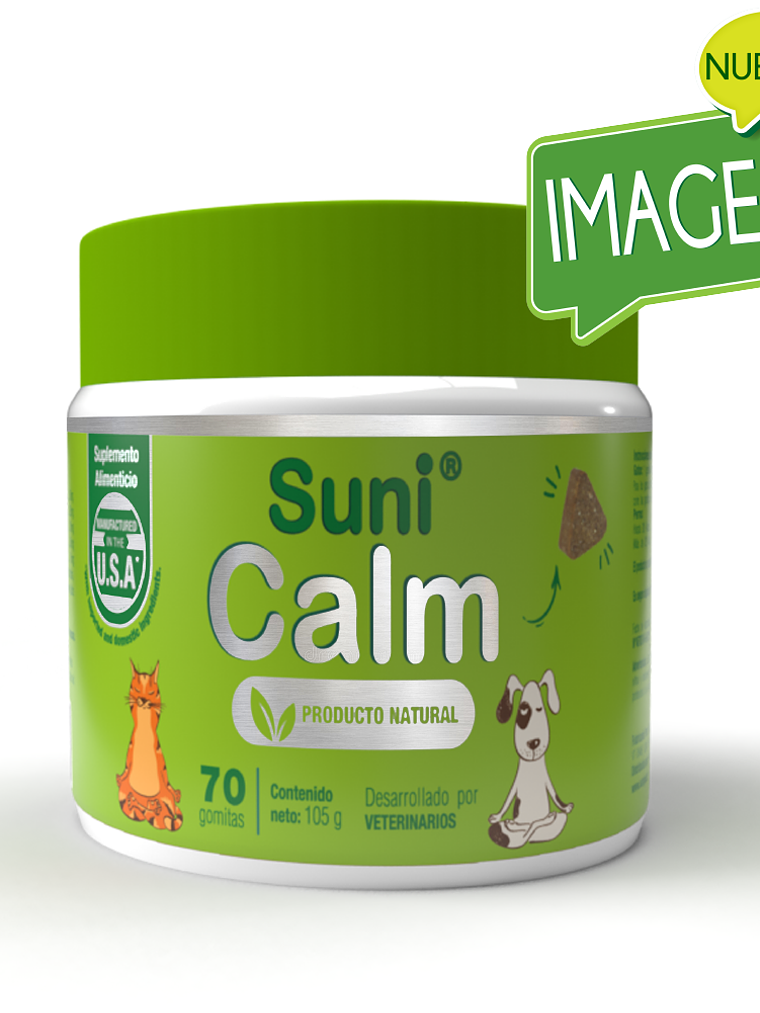 SuniCalm 70 gromitas Tranquilizante Natural  1