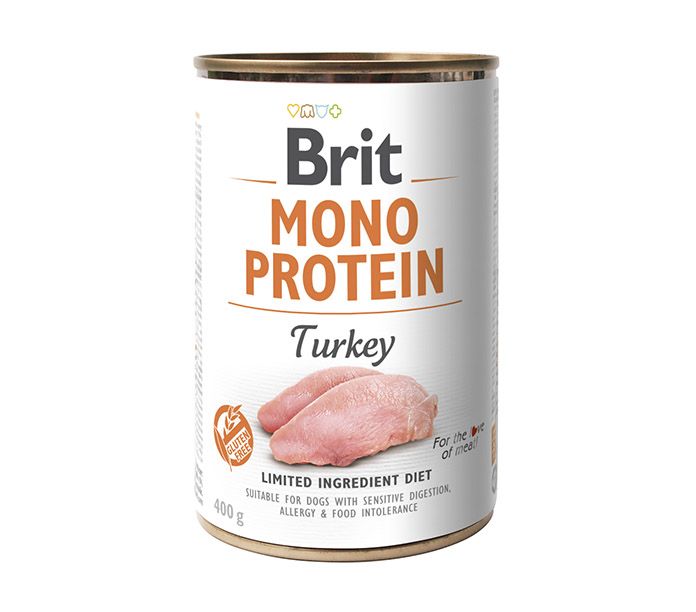 Brit Mono Protein lata pavo 400g