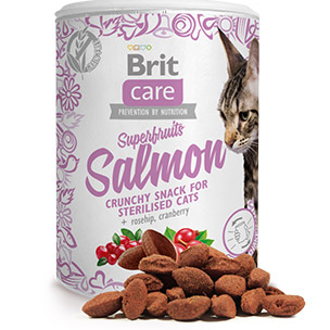 Brit Care Cat Tree Snack Superfruits Salmon