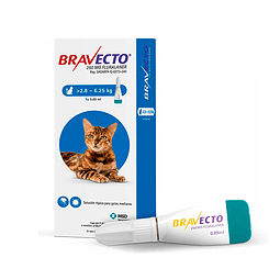 Bravecto 2,8 a 6,25 Kg Para Gato