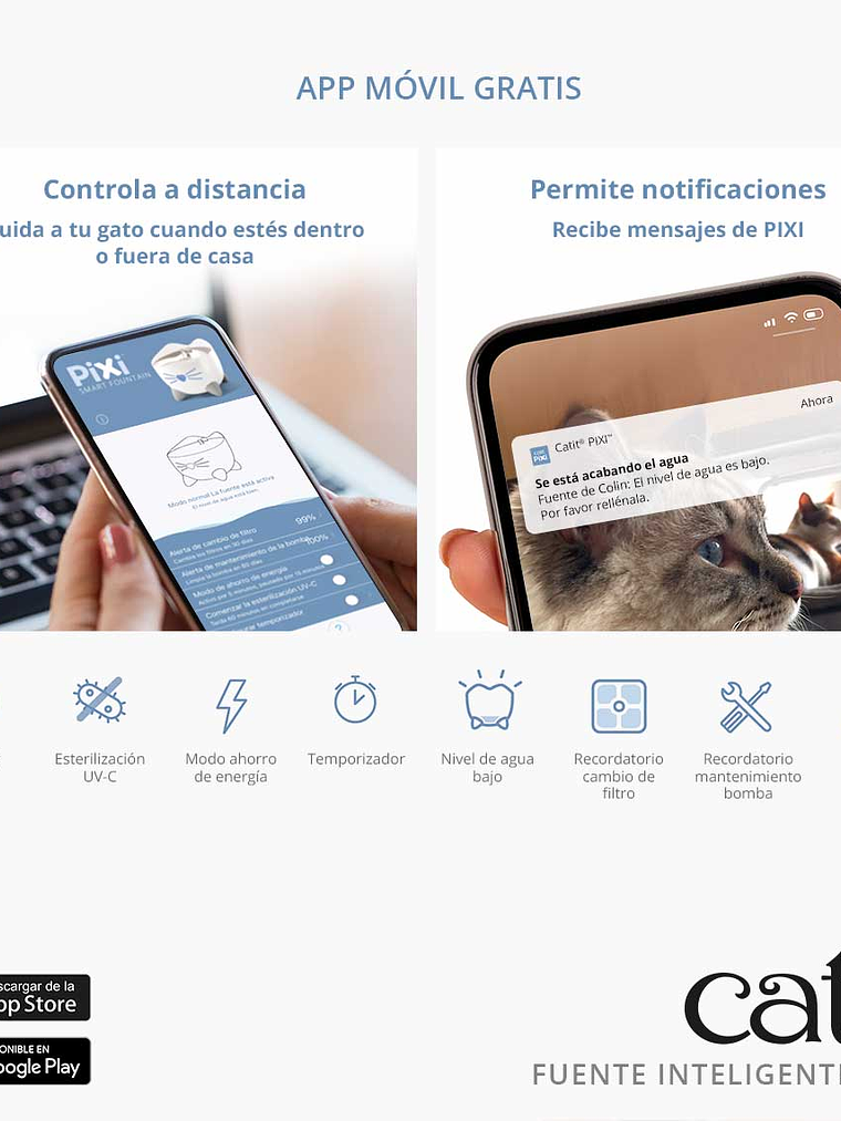 Catit Pixi Fuente Inteligente 4