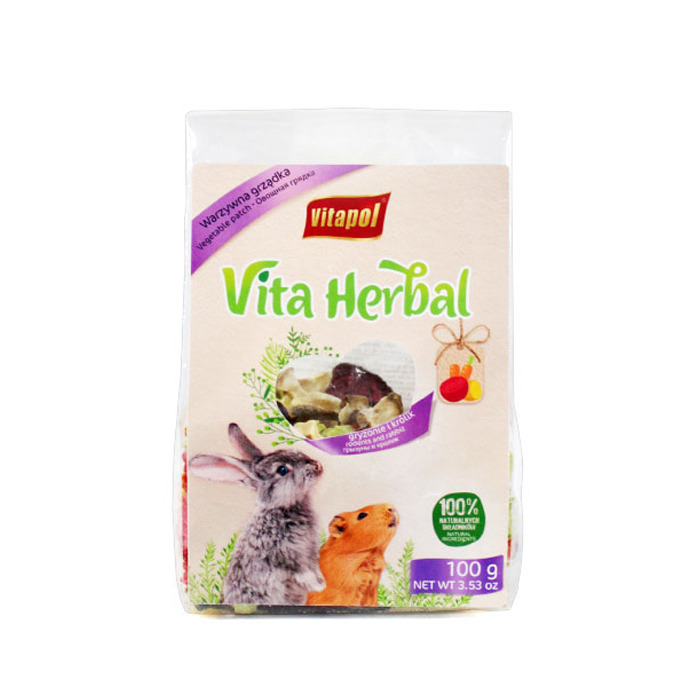 Vitapol Mix De Vegetales Para Conejos y Cuy 100 gr