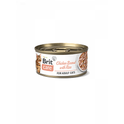 Brit Care Cat Chicken breast with rice lata 70 gr