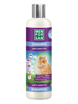 Men For San Champú Anti-insectos Para Gatos 300ml