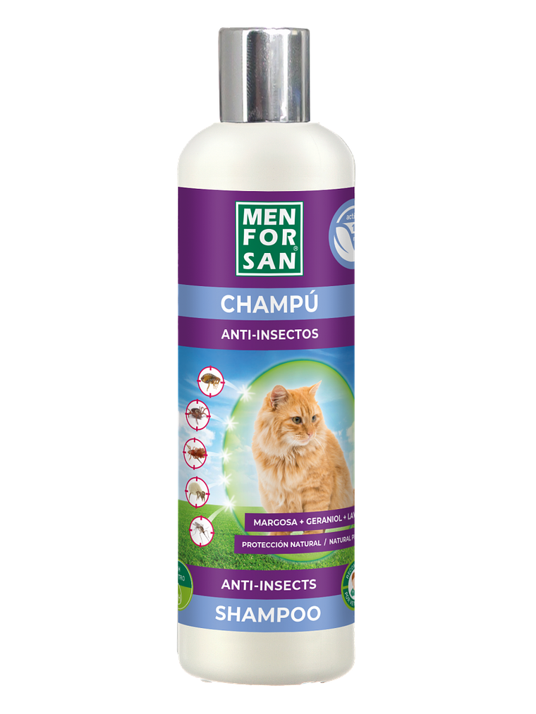 Men For San Champú Anti-insectos Para Gatos 300ml 1