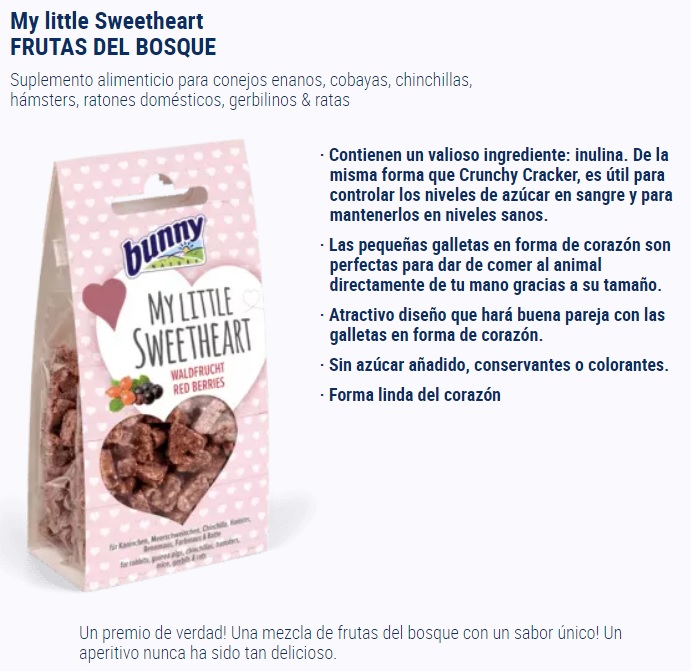 Bunny My SweetHeart frutos del bosque 30 gr