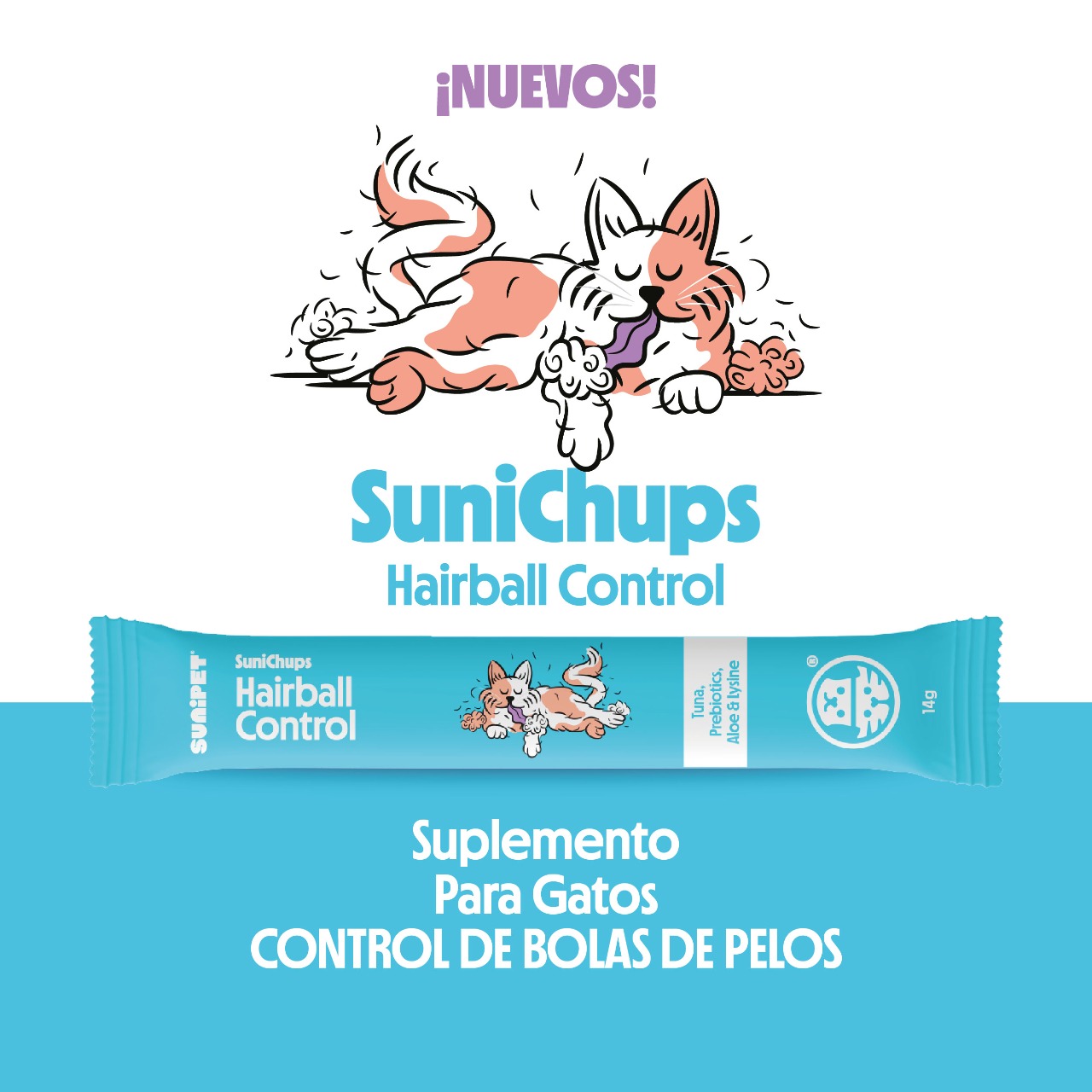 Sunichups Hairball Control 4 tubos