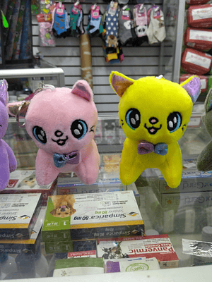 LLavero gatito colores