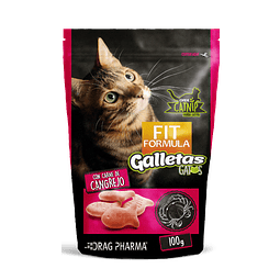 Fit formula galletas gatos con carne de cangrejo 100 gr