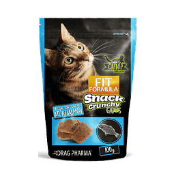 Fit formula snack crunchy gatos con carne atun con salmon 100 gr