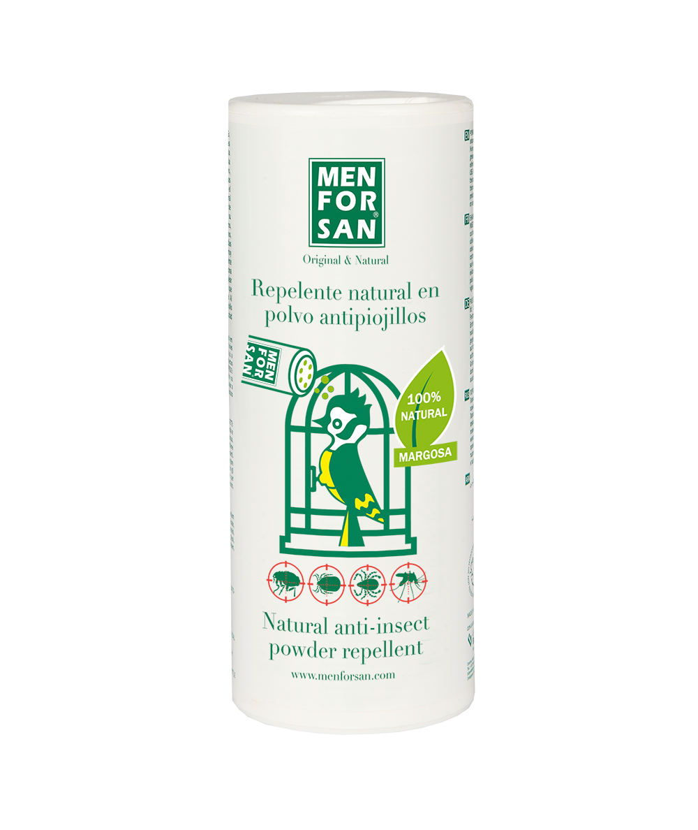 Repelente Natural en polvo antipiojillos para pajaros 250gr