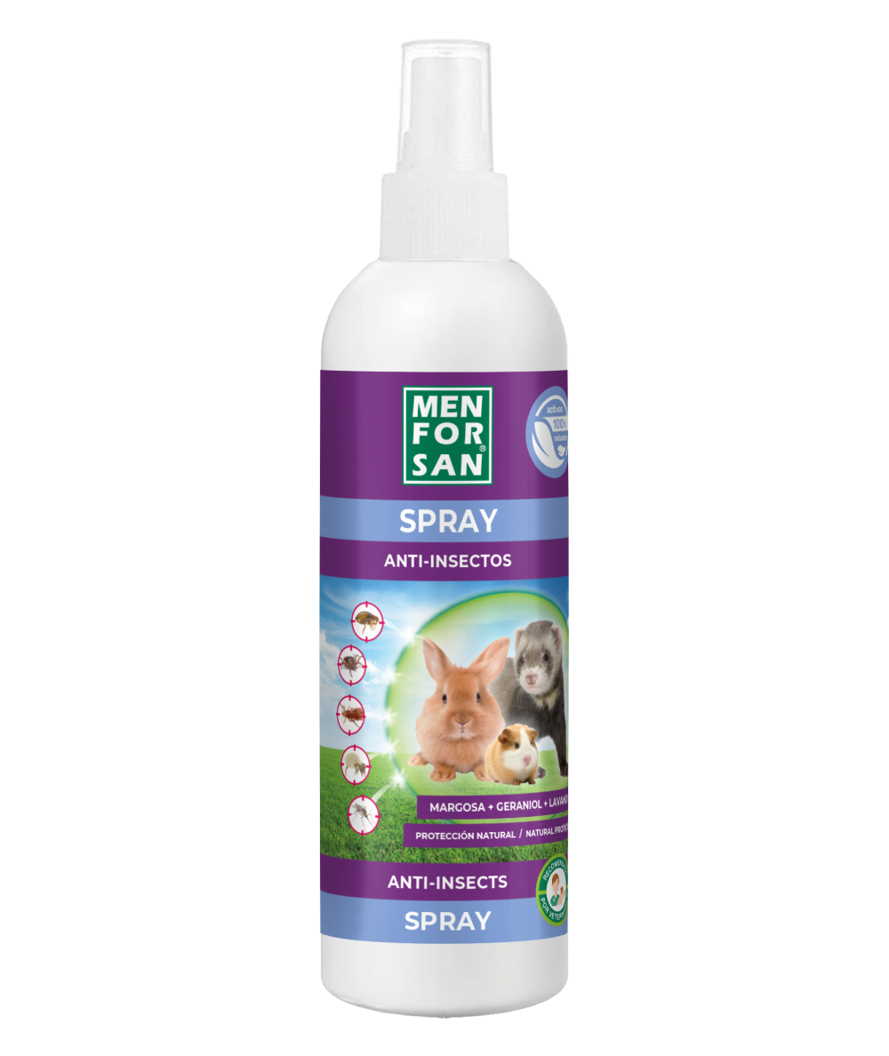 Spray Anti-insectos  para roedores, conejos y hurones 125ml