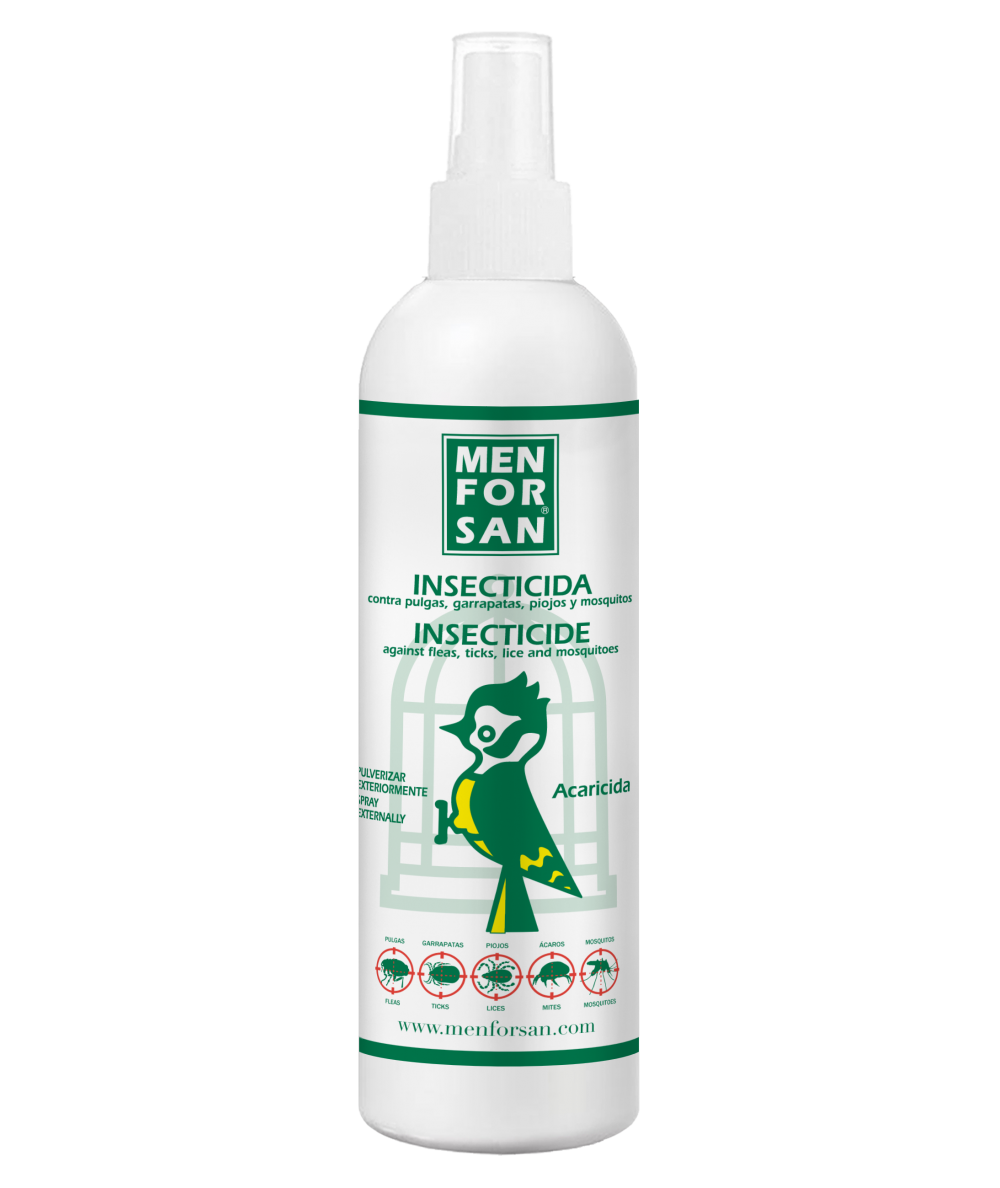 Men for San Insecticida para el entorno de aves con Tetrametrina y Permetrina 250ml