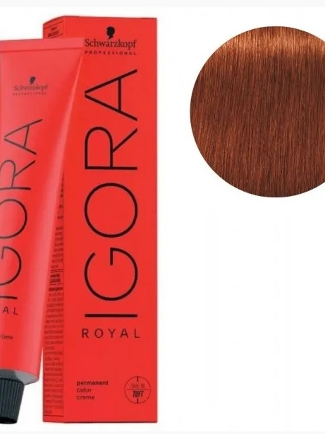 Tintura Igora Royal 6-77 Rubio oscuro cobrizo intenso 1