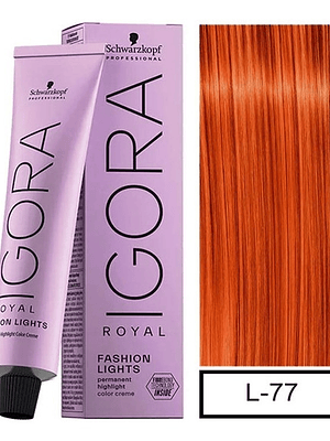 Tintura Igora Royal Fashion Lights L-77 cobrizo intenso