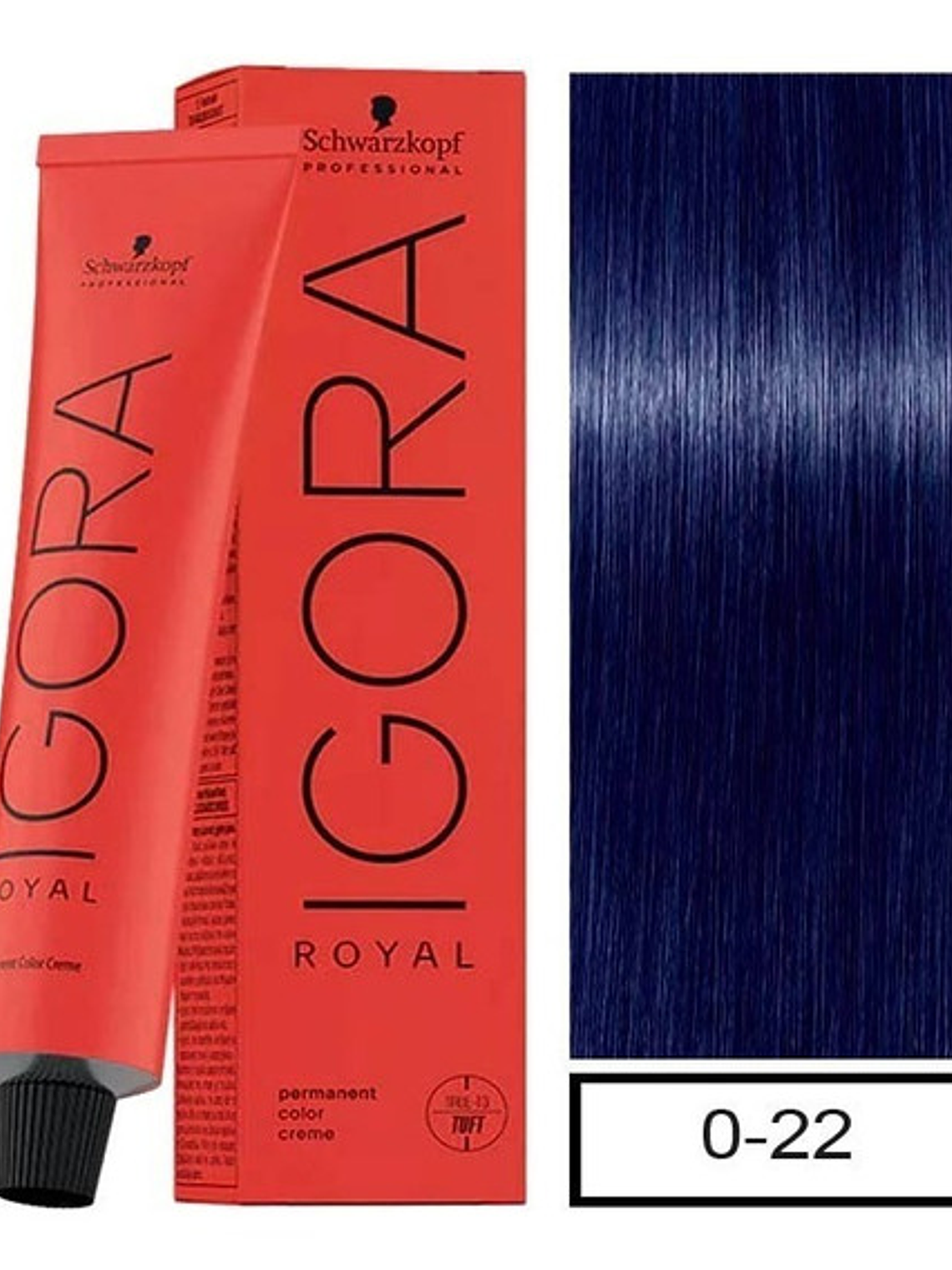 Tintura Igora Royal 0-22 mezcla azul 60 gr 1