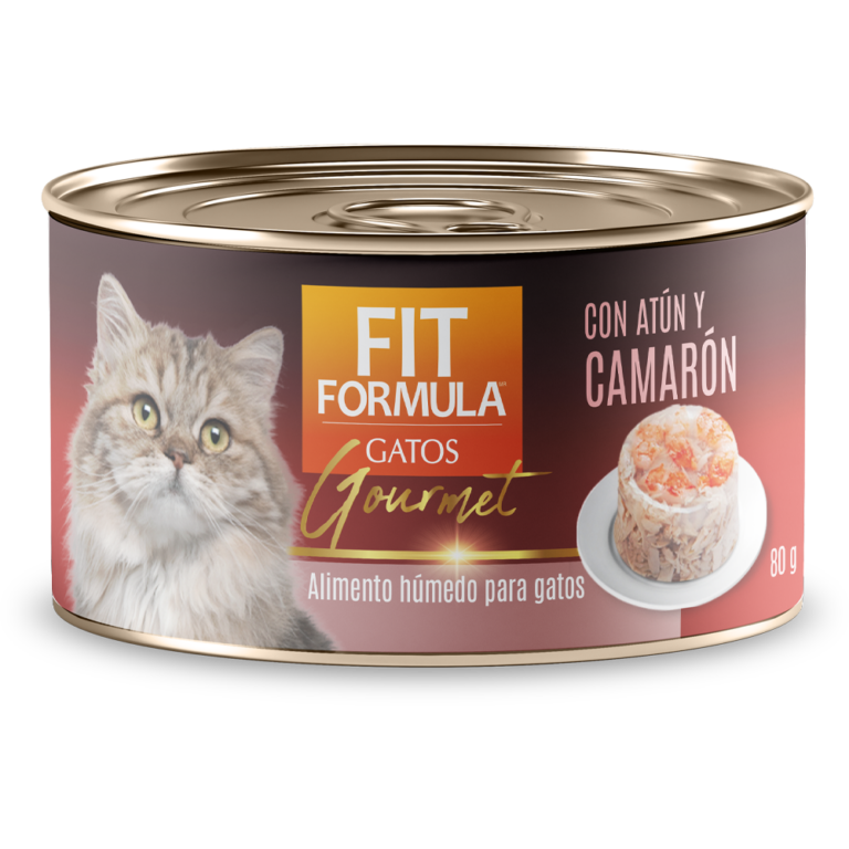 Fit Formula lata gourmet gato atun y camaron 80 gr