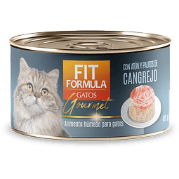Fit Formula lata gourmet gato atun y cangrejo 80 gr