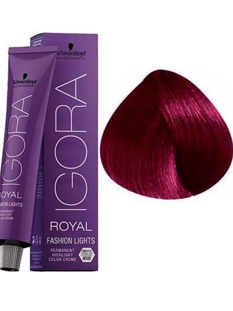 Tintura Igora Royal Fashion Lights L-89 Rojo violeta 1