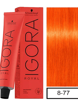 Igora Royal 8-77 Rubio Claro Cobrizo Int 60 gr